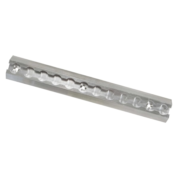 Us Cargo Control 12" Airline-Style Angled Track - Aluminum ATA12AL - main